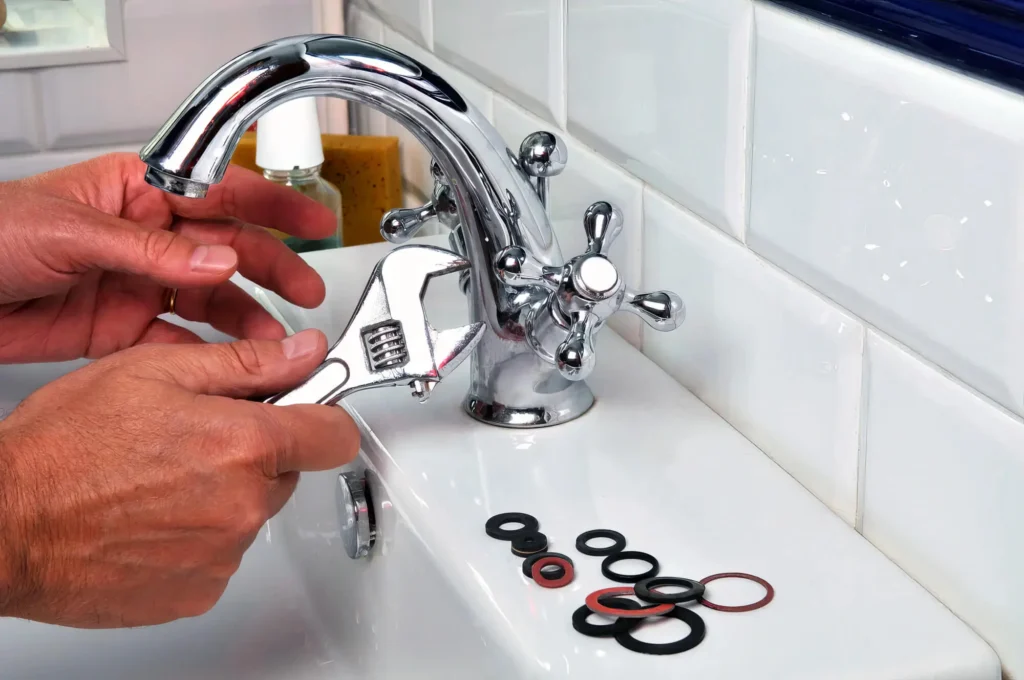 Bathroom faucet repair and fixture replacement by Homestead Plumbing Pros