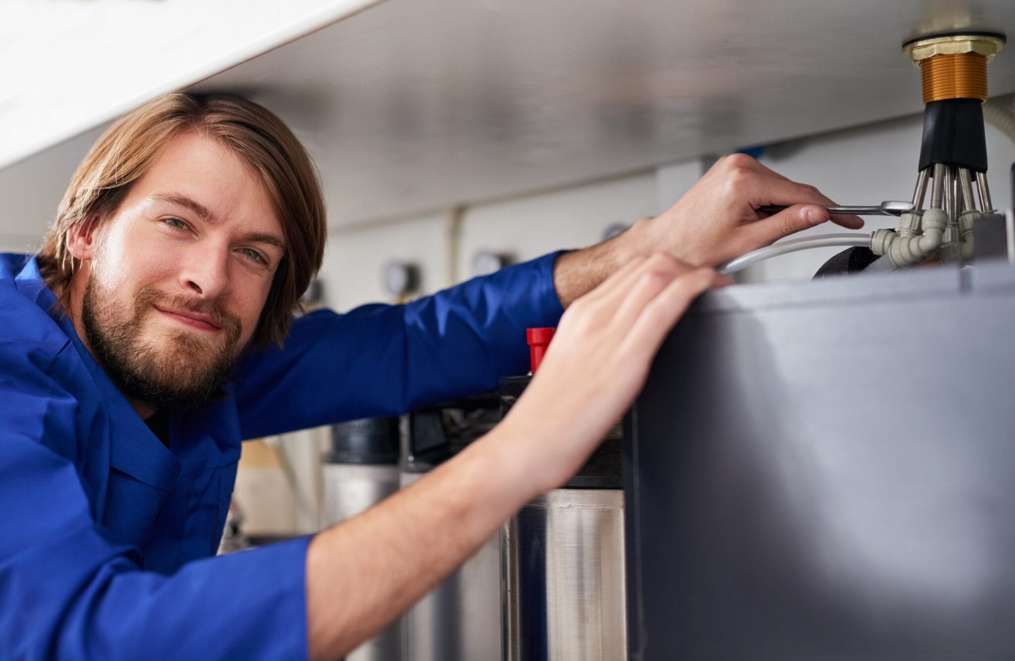 Appliance water line repair by plumber in Homestead, Florida